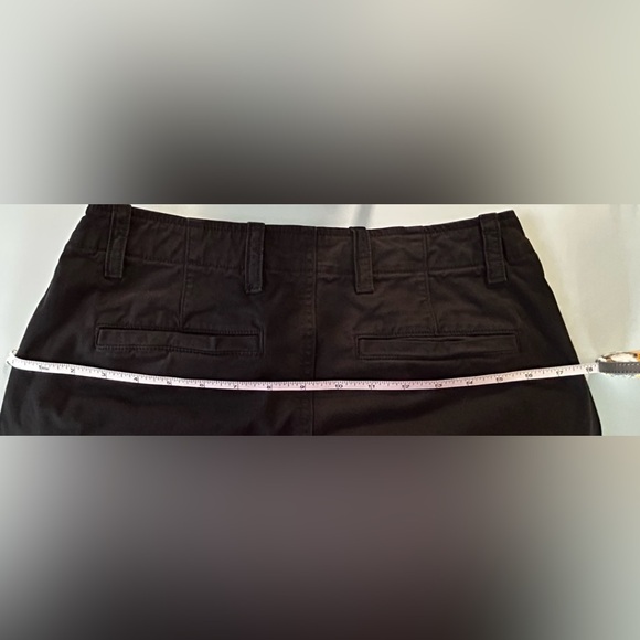 Gap Downtown Khaki Trousers Black New High Rise Straight Leg - Women’s Size 6 - Picture 6 of 9